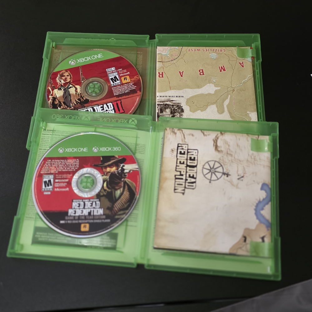 Red Dead Redemption & Red Dead II + Undead Redemption 3 Game Bundle - - Picture 2 of 3